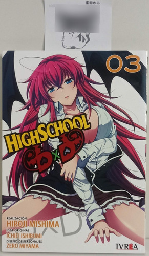 Libro Manga - High School Dxd Vol 3 - Hiroji Mishima-ivrea
