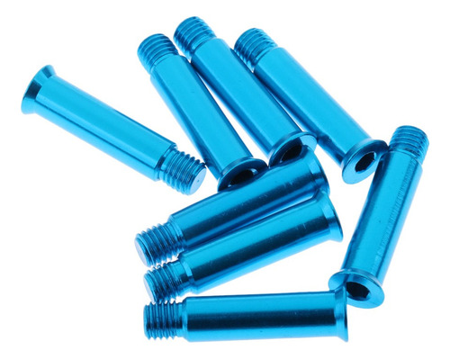 8 Pcs De Tornillos De Ruedas En De Patín Parte Azul