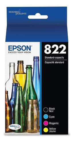 Epson 822 Durabrite Ultra Ink - Pack Combinado Color Y Negro