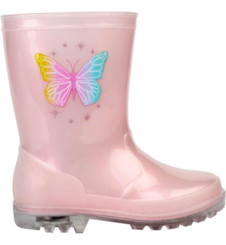 Botas De Lluvia Con Luces Led Niña 1222445 Estampada