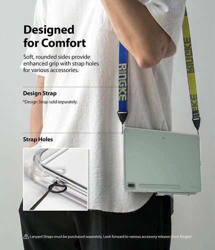Imagen 4 de 5 de Funda Para Samsung Galaxy Tab S7 Fe Ringke Fusion Anti Impac