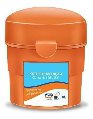 Kit Teste De Medição Cloreto De Sódio ( Sal ) Nautilus