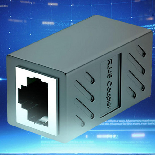 Acoplador Rj45, Extensor Ethernet, Conector De Cable De