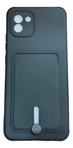 Carcasa Funda Protector Silicone Tarjetero Samsung A03