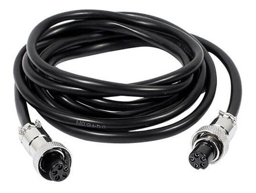 Elecbee Conector Aviacion Electrico Gx12 5 Pine Hembra Cable