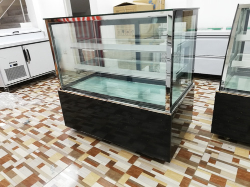 Vitrina Exhibidora Cuadrada Para Tortas Mizar Inoxchef