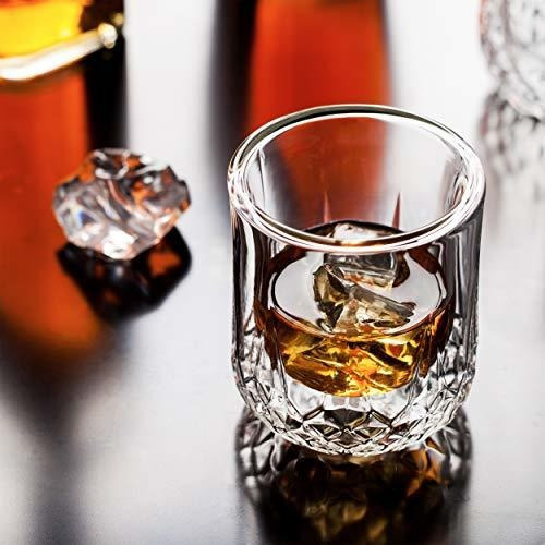 Vasos De Whisky De Cristal Doble Pared