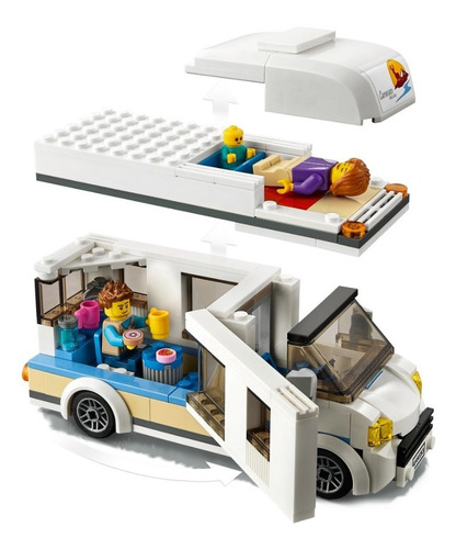 Imagen 5 de 5 de Lego® City - Autocaravana De Vacaciones (60283)
