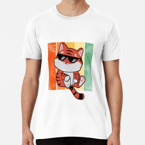 Remera Angry Cat Gafas De Sol Cool Swag Con Dicho Algodon Pr