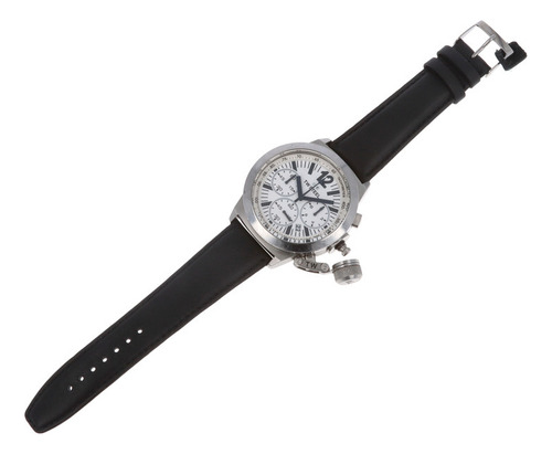 Reloj Para Hombre Tw Steel *canteen*. Negro Plateado Blanca (Usado)