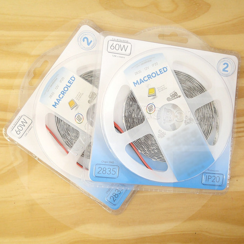 Tira Led Smd 2835 5 Mts 60 Led Dimerizable Ip20 Macroled