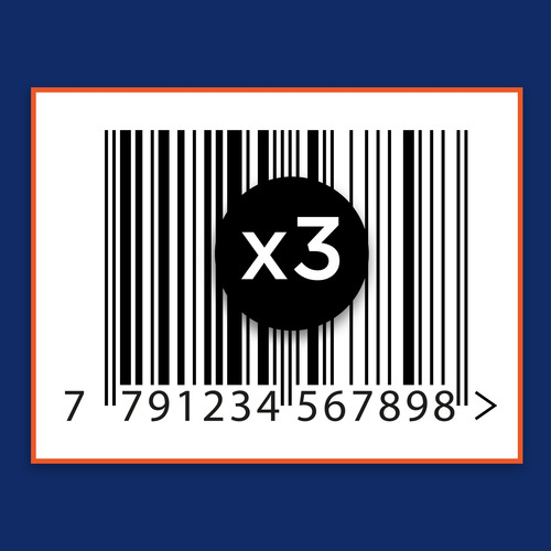 Código De Barras Oficial Gs1 | Ean13/upc/universal | X 3 U