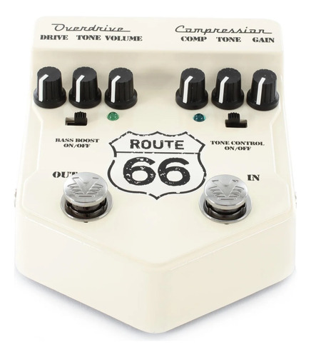 Visual Sound Route 66 Pedal Analogo Compresor Overdrive