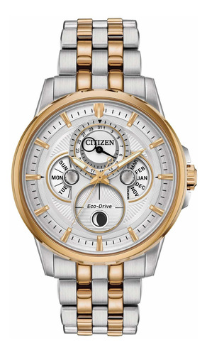 Citizen Calendrier Eco-drive Bu0056-57a Reloj De Cuarzo Plat