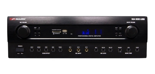 Imagen 1 de 4 de Amplificador Con Reproductor. 2 X 150w Mark Ma 500 Usb
