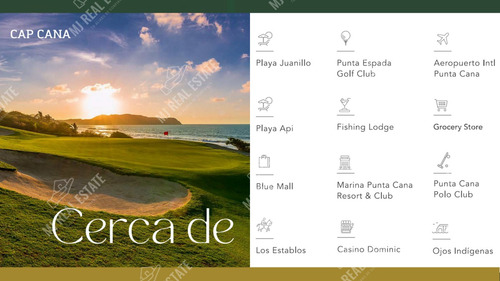 Imagen 7 de 11 de Villa En Cap Cana, Punta Cana, 2 Niveles 6 Habitaciones, Frente Al Campo De Golf