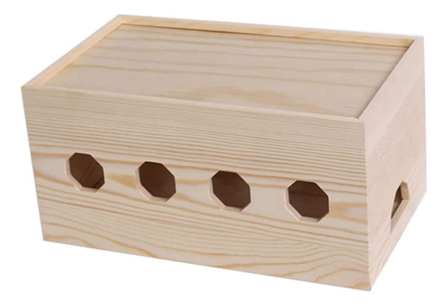 Wooden Style Box Wire Organizer For Home And