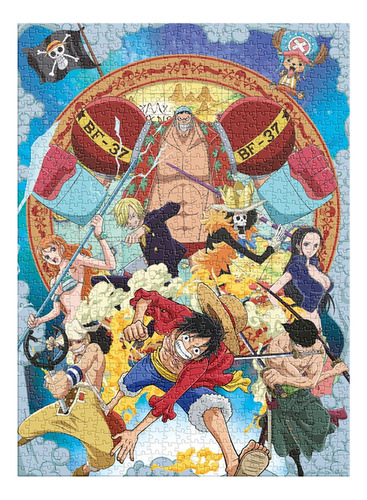 Rompecabezas Coleccionable One Piece Rey Pirata Edicion Lim