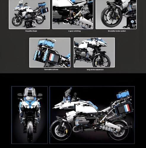 Juego De Construccion / Armable Moto 1:5 2369 Bmw R1250 Gs