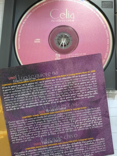 Celia Cruz - Mi Vida Es Cantar. - Cd