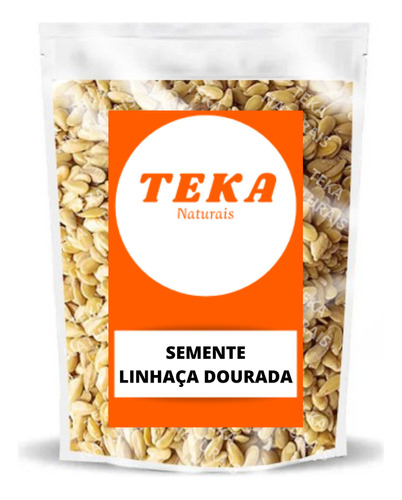 Semente De Linhaça Dourada 1kg - Teka Naturais