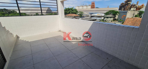 Village Com 3 Dormitórios À Venda, 176 M² Por R$ 860.000,00 - Ponta Da Praia - Santos/sp - Vl0002