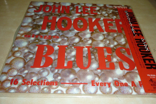 John Lee Hooker Sings Blues Vinilo Japon 10 Puntos Obi