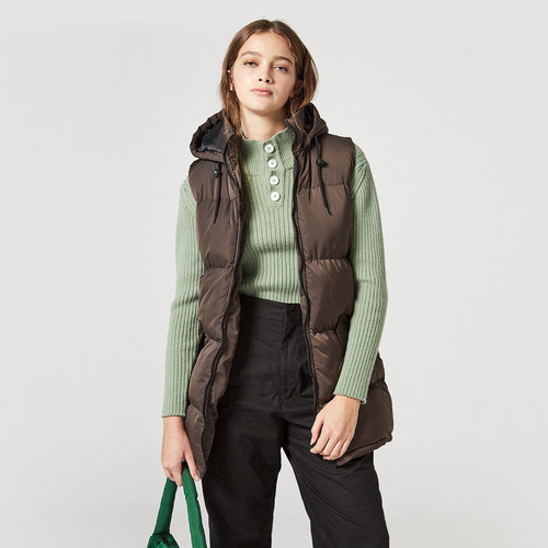 Chaleco Puffer Indiana Brown