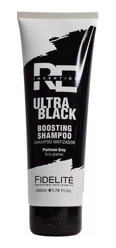 Shampoo Matizador Gris Boosting Ultra Black Fidelite 230ml