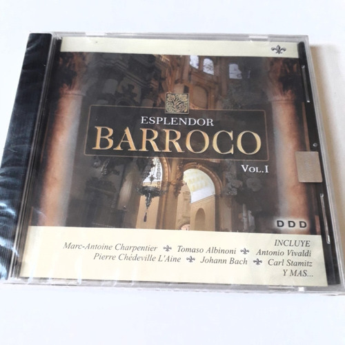 Cd  Esplendor Barroco   Bach, Vivaldi, Charpentier,  Sellado