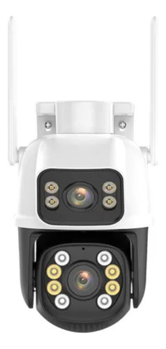Camara De Seguridad 360o P6-qq6 Doble Exterior Blanco