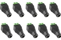 Comprar Pack X10 Conector Dc Hembra De Poder Dc Cámaras