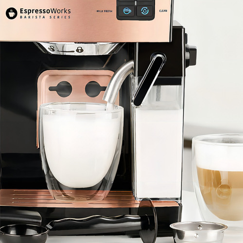 Máquina De Café Expreso, Latte Y Capuchino, 10 Piezas Todo E