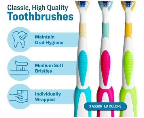 Cepillos De Dientes Reutilizables, Cepillos Clásicos Estánda