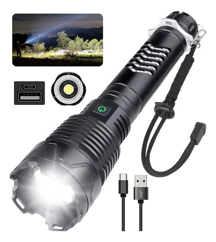 Lampara Táctica 150000 Lumens Cree Led Recargable