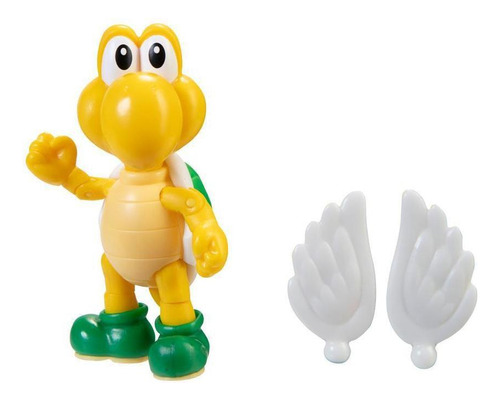 Boneco Super Mario Koopa Troopa Colecionável Candide