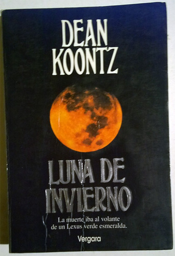 Libro De Dean Koontz : Luna De Invierno - Novela De Terror