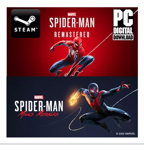 Spider-man Remastered Y Miles Morales - Pc Steam