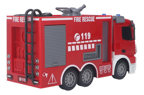 Camión De Rescate Rc Fire Rescue, Juego Interactivo, Confiab