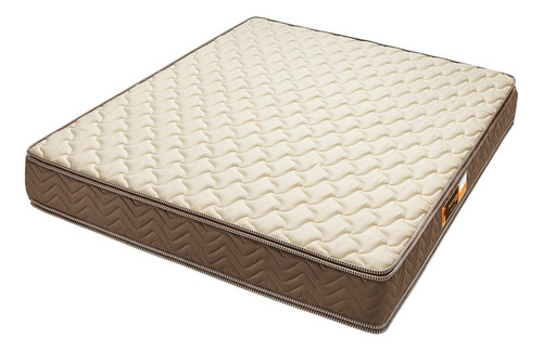 Colchão Queen Espuma Pro Coluna Ii D33 Com Pillow 158x198x24 Cor Marrom-escuro