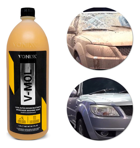 Shampoo Automotivo Limpeza Pesada Barro V-mol Vonixx 1,5 L