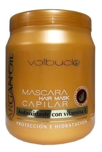 Mascara Capilar Volbucle 950gr Argan Antioxidante Vitamina E