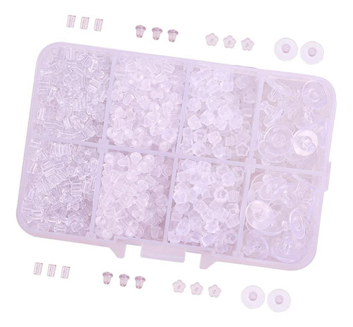 1666x Silicone Backs Stoppers Caps Para Gancho , Post, Ear