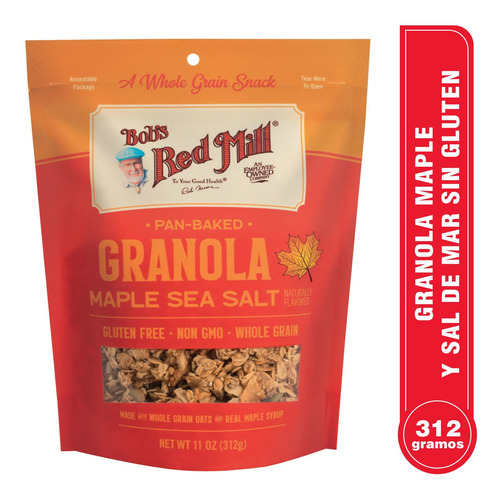 Granola Bob's Red Mill Maple Y Sal De Mar 312g