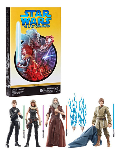 Star Wars The Last Command Luke, Luuke, Joruus C'baoth, Mara