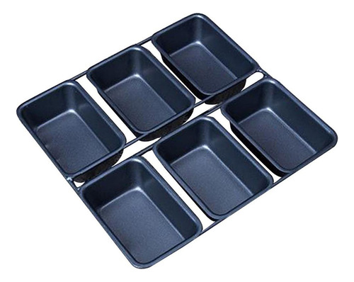 6 Xícaras, Mini Forma De Pão, Assadeira Antiaderente, Sobrem