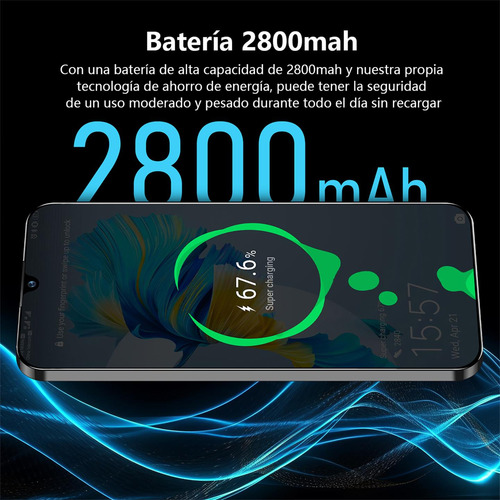 Teléfonos Inteligentes Android Baratos Pova 5 Pro 6.49 Pulgadas Ram2gb Y Rom16gb
