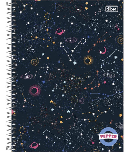 Caderno 16x1 Capa Dura 2021 Pepper Feminino 256fls. Pct 2