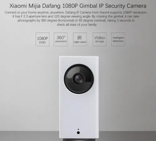 Xiaomi Dafang Wifi Ip Camara 1080 Motor Seguridad Parlante