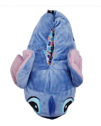 Pantufa 3d Stitch Solado De Borracha Original Disney